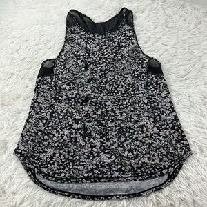 Lululemon Sculpt Tank Black Floral